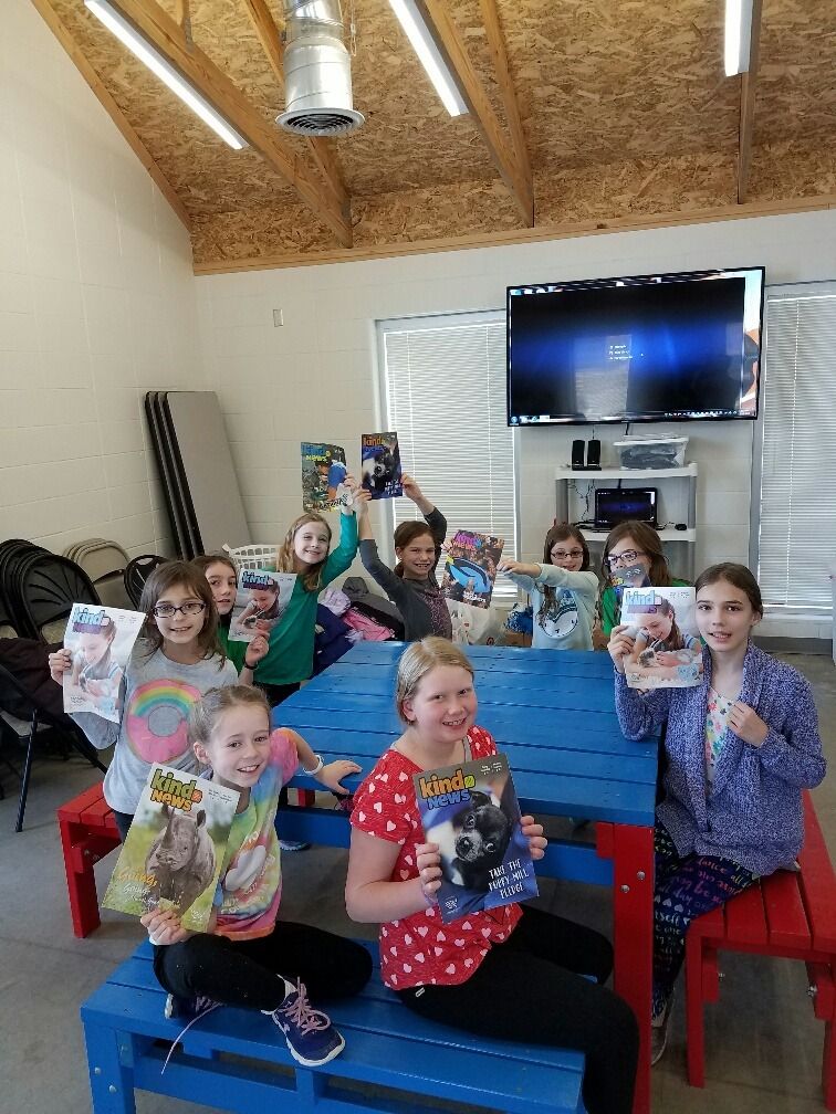 Kind News reading program volunteers